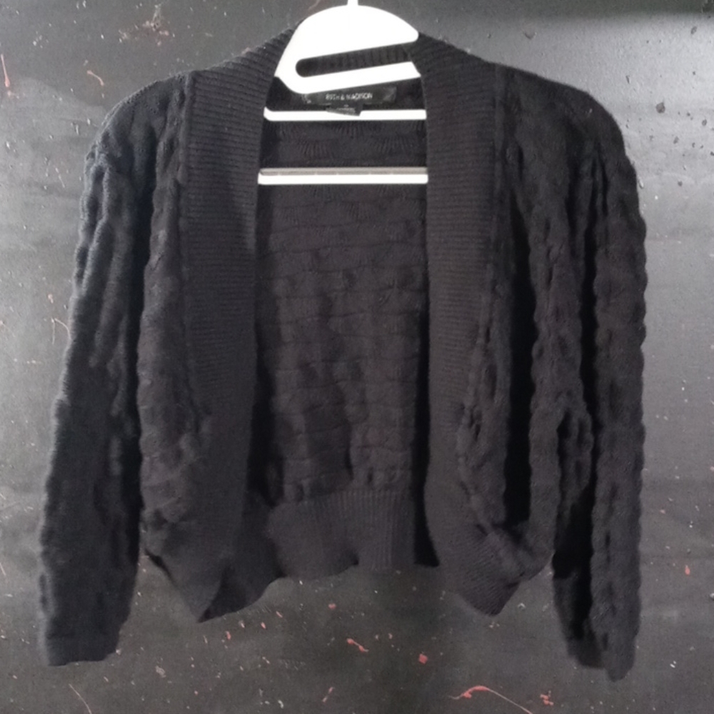 Black sweater shrug